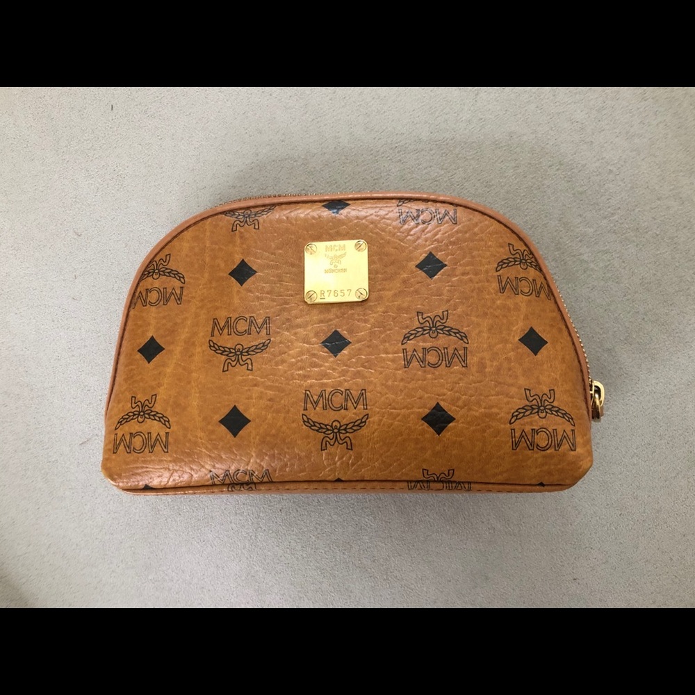 AUTHENTIC MCM MAKEUP/TOILETRY POUCH